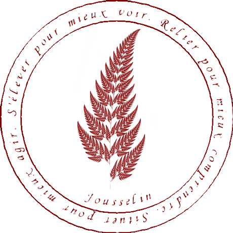 Devise de Joël de Rosnay, telle qu'elle est formulée dans le macroscope, que j'ai adopté.